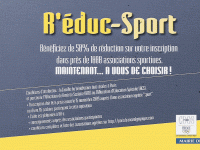 Lire la suite : R'éduc Sport : 50% de réduction sur les inscriptions dans les clubs !