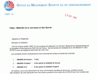 Lire la suite : Médaille bénévoles de la jeunesse et des sports